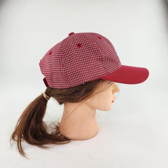 VTG Colorado Avalanche Logo Athletic Board Hook Loop Hat Cap RARE Red Hats - Picture 4 of 12